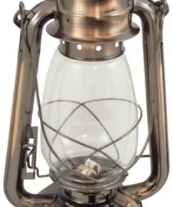 DéCOMARINE Eclairage^Lampe Tempête Bronze Vieilli Vernie