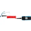 SNIPER Leash Biceps Deluxe + Plug | Rouge / Bleu | S/M
