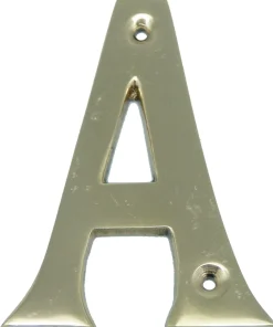 DéCOMARINE Lettre en laiton hauteur 5cm: L
