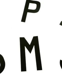 EUROMARINE Lettre Bateau^Lettres adhésives Gomfix noire 180mm