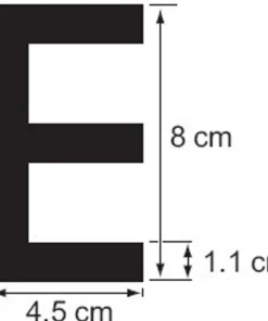 PLASTIMO Lettre Bateau^Lettres 8 cm - Pneumatique