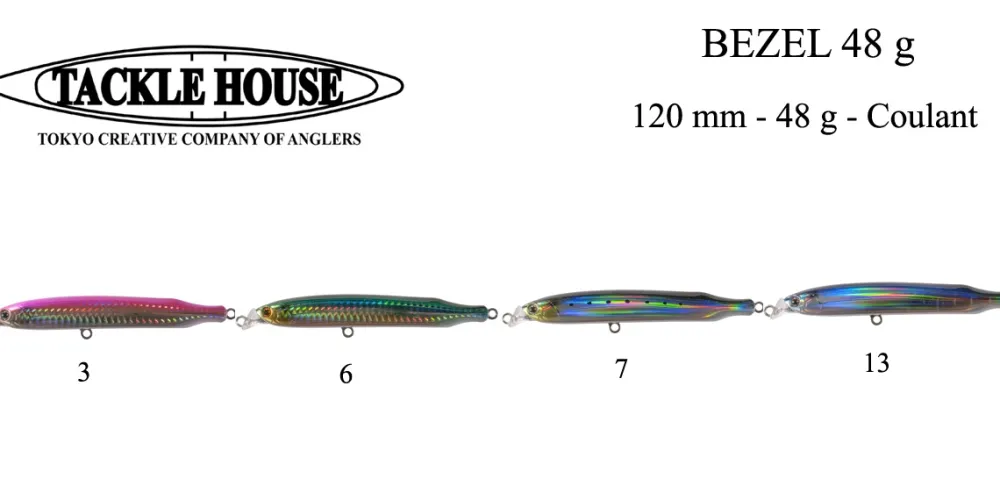 TACKLE HOUSE Leurre Coulant Bezel 48 120 mm
