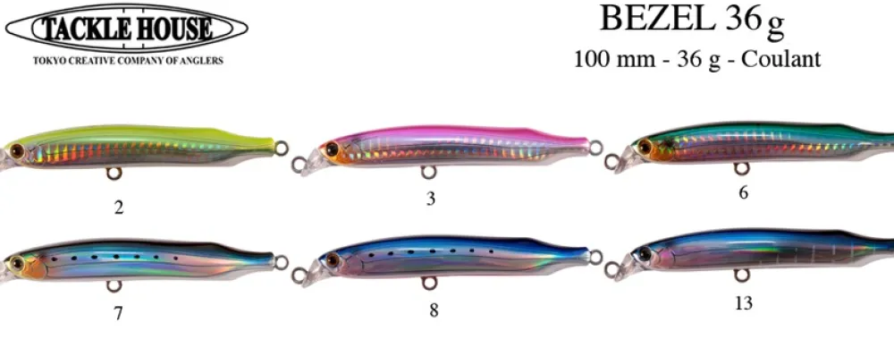 TACKLE HOUSE Poissons Nageurs|Leurres^Leurre Coulant Bezel 100 36 GR