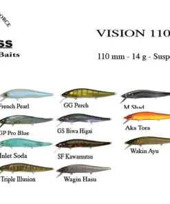 MEGABASS Leurres|Leurres Carnassier^Leurre Floating Vision 110 FW