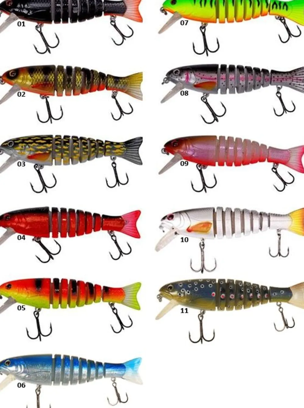 DAM Leurre flottant articulé Effzett Viper - 135mm - 29gr
