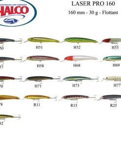 HALCO Poissons Nageurs|Tous Les Produits^Leurre Flottant Laser PRO 160