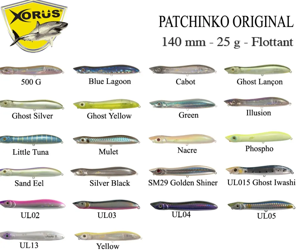 XORUS Leurre Flottant Patchinko Original