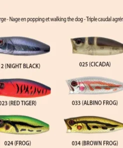 SAKURA Leurre Poppers Pop'N Dog Flottant 40 mm 3,3 gr