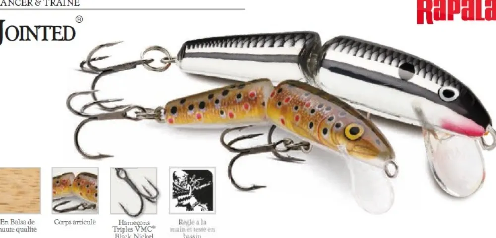 RAPALA Leurre Jointed 13 cm 18 gr