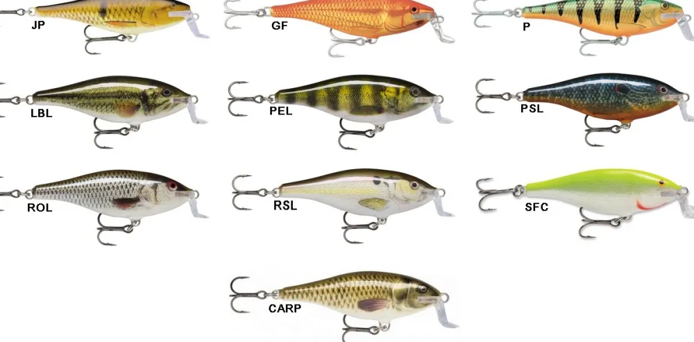 RAPALA Leurres|Leurres Carnassier^Leurre Shallow Shad Rap 9 cm 12 gr