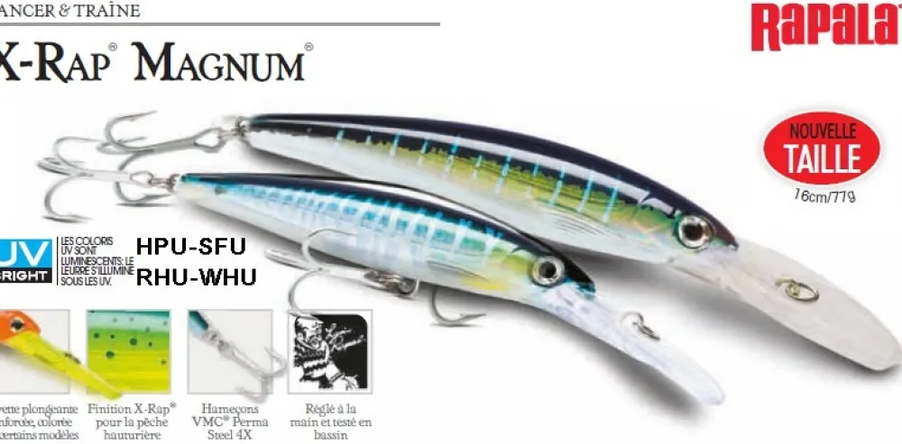 RAPALA Leurre X-Rap Magnum 11 cm 22 gr