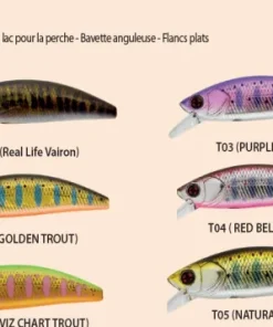 SAKURA Leurre Phoxy Minnow HW Coulant 50 mm 4,5 gr