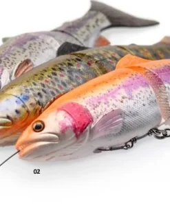 SAVAGE GEAR Leurre Souple|Leurre Brochet^Leurre 4D Rattle Trout 20,5 cm