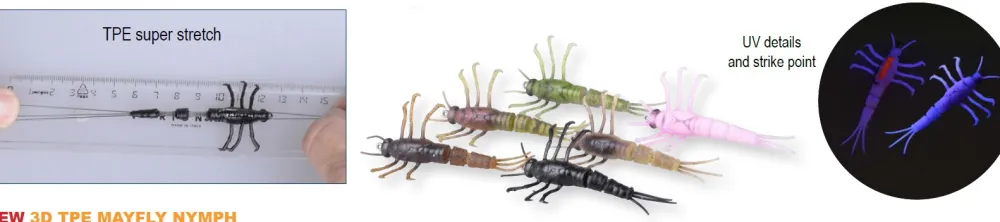 SAVAGE GEAR Leurre insecte Nymphe 5 cm 2,5 gr