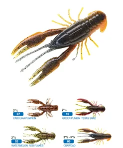 YUM Leurres Carnassier|Leurres^Leurre souple Ecrevisse Crawbug