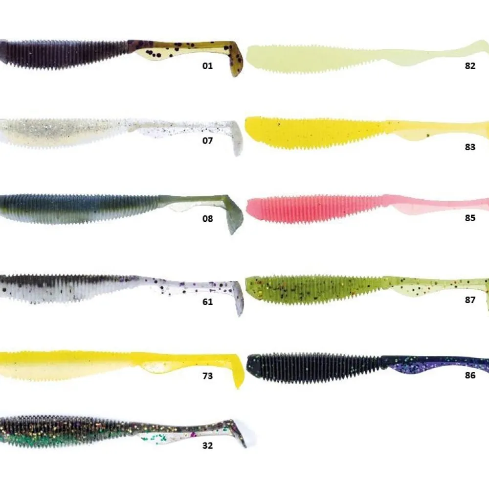 MOLIX Leurre Souple RA Shad 2"