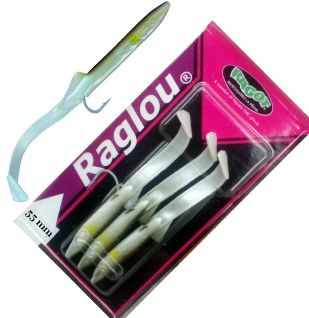RAGOT Leurre Bar|Leurre Souple^Leurre Souple Raglou 120 mm par 3