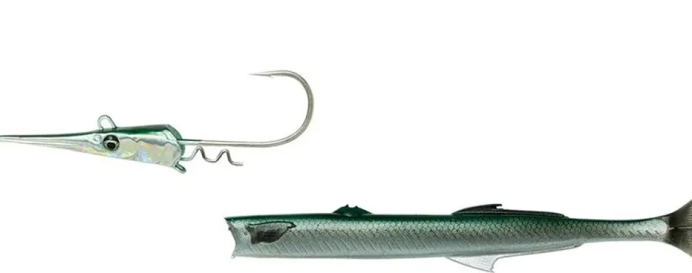 SAVAGE GEAR Leurre Souple Salt 3D Needlefish pulse tail 2+1