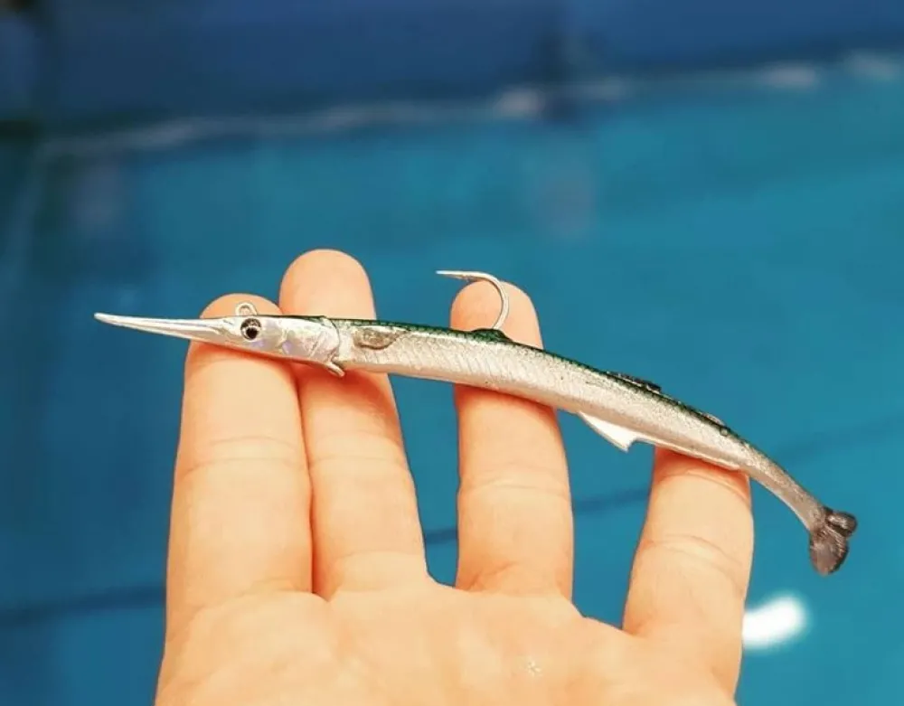 SAVAGE GEAR Leurre Souple Salt 3D Needlefish pulse tail 2+1