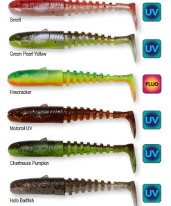 SAVAGE GEAR Leurre Souple|Leurre Brochet^Leurre souple Gobster Shad