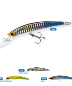 YO-ZURI Leurre Bar|Leurre Pêche En Mer^Leurre Crystal Minnow Deep Diver