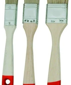 EUROMARINE Lot de 3 pinceaux jetables manche bois