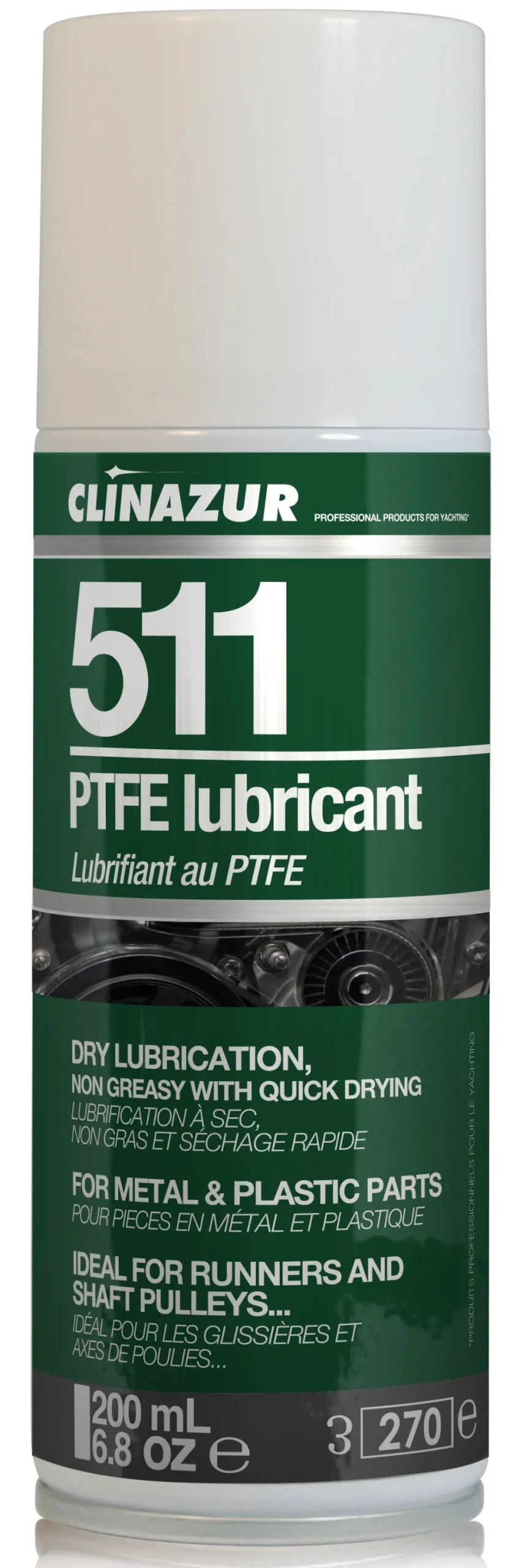 CLIN' AZUR Huile Et Filtration|Graisse Et Lubrifiants^Lubrifiant au téflon Clin'Azur 511 - 200ml