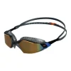SPEEDO Lunettes de natation Aquapulse Pro Mirror Oxid Grey/Black/Orange Gold