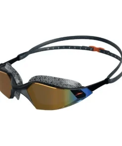 SPEEDO Lunettes de natation Aquapulse Pro Mirror Oxid Grey/Black/Orange Gold