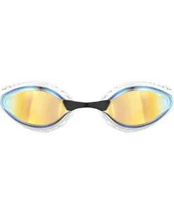 ARENA Lunettes de natation Air-Speed Mirror - Yellow copper white