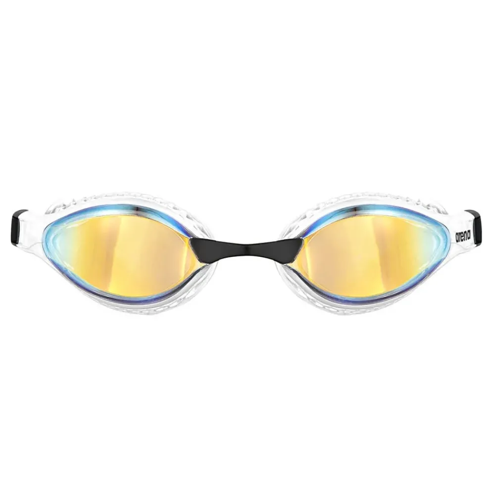 ARENA Lunettes de natation Air-Speed Mirror - Yellow copper white