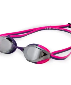 ARENA Lunettes de natation Python Junior Mirror - Silver shoking pink plum