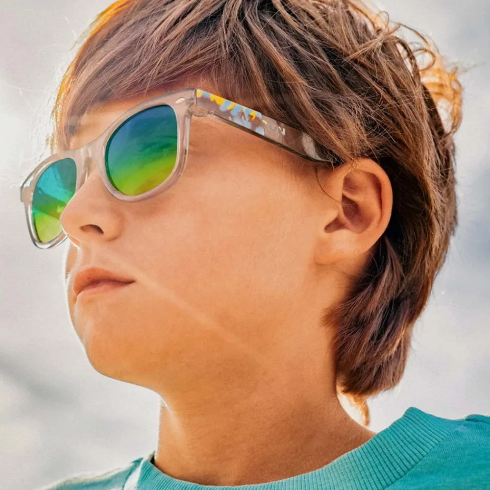 AZTRON Lunette De Soleil|Lunette^Lunettes de soleil polarisées Flottantes Solar enfant de 5 à 10 ans