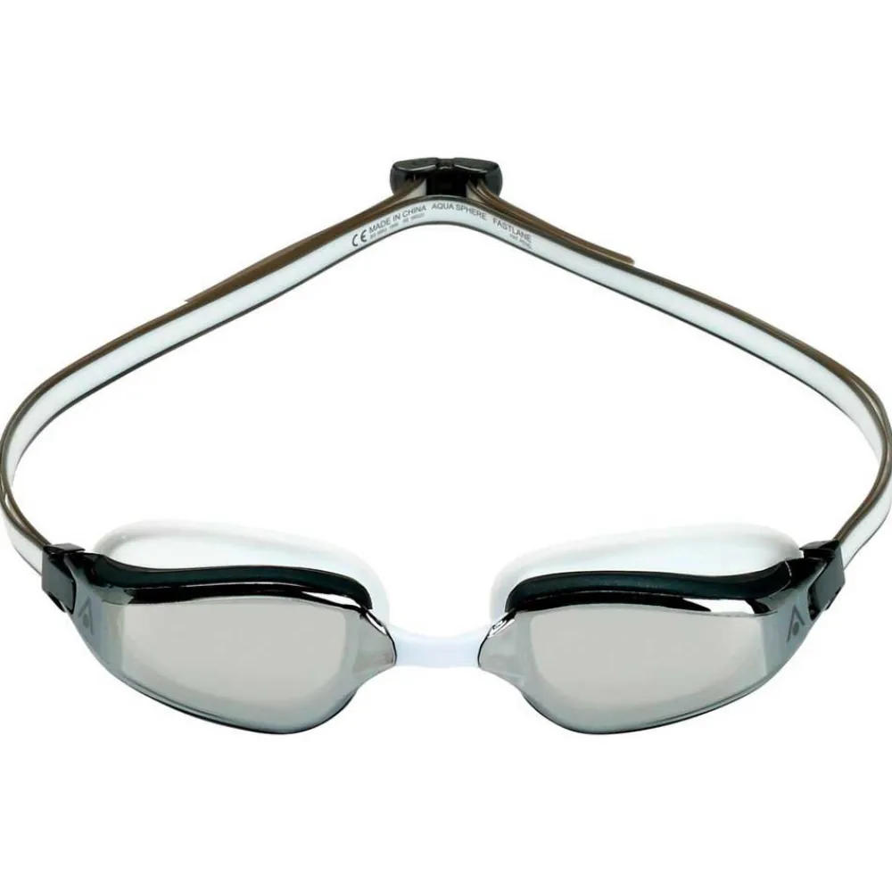 AQUA SPHERE Lunettes natation Aquasphere Fastlane - Effet Miroir Argenté