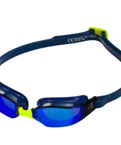 AQUA SPHERE Lunettes natation Aquasphere Xceed - Effet Miroir Bleu Titane / Bleu Marine