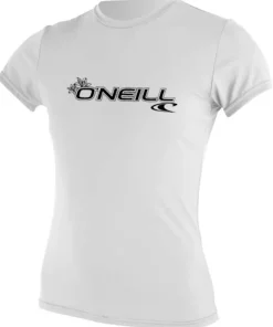 O'NEILL Lycra / Rashguard|Lycra / Rashguard^Lycra femme manches courtes Basic Skins Sun Shirt Blanc