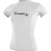 O'NEILL Lycra femme manches courtes Basic Skins  Blanc