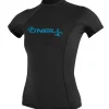 O'NEILL Lycra / Rashguard|Lycra / Rashguard^Lycra femme manches courtes Basic Skins | Noir