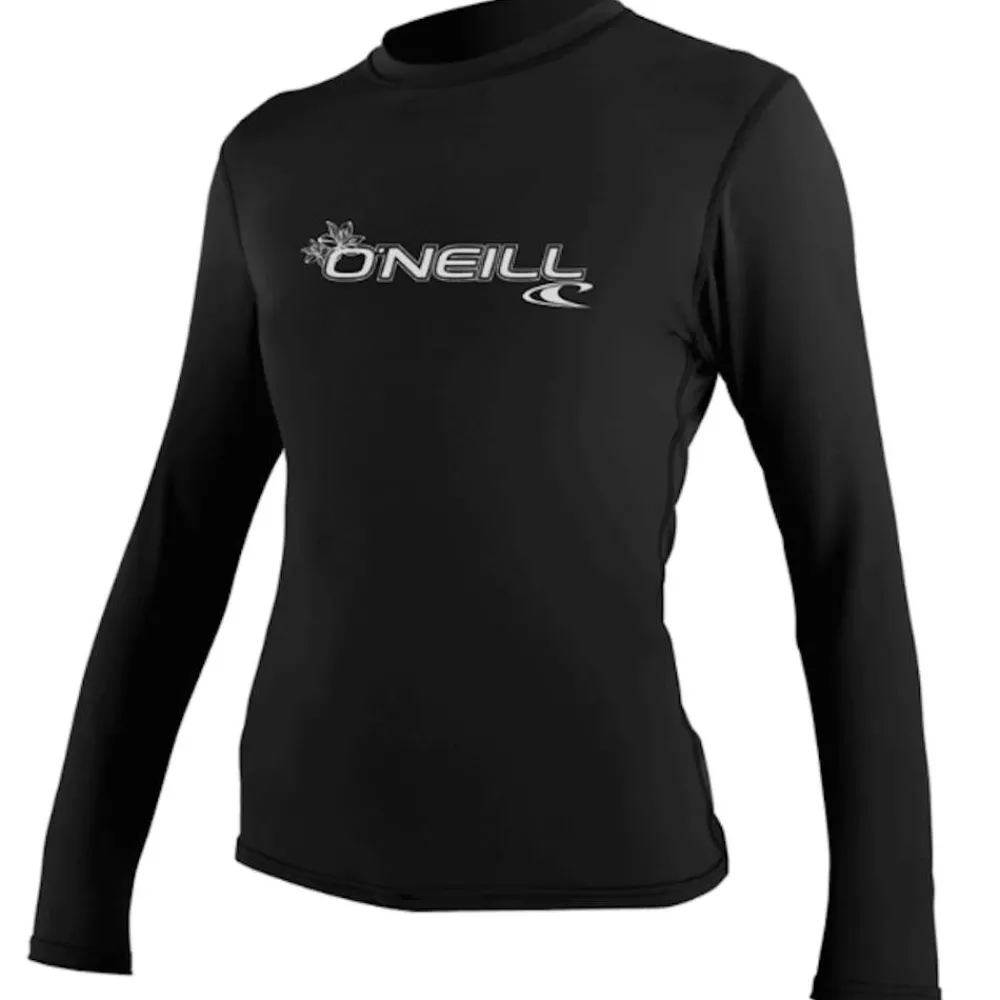 O'NEILL Lycra femme manches Longue Basic Skins Sun Shirt Noir