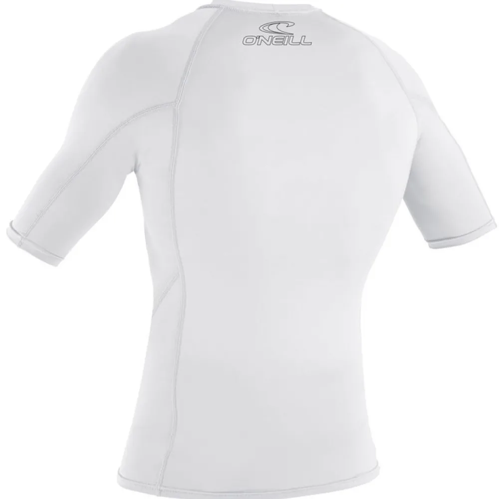 O'NEILL Lycra homme manches courtes Basic Skins Blanc