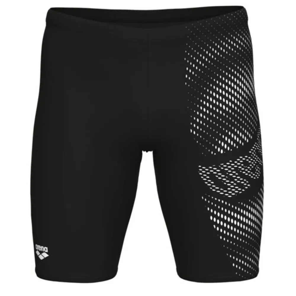 Homme ARENA Maillot de bain Jammer Distortion Homme - Black white