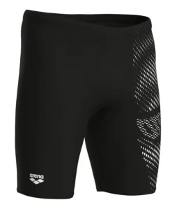 Homme ARENA Maillot de bain Jammer Distortion Homme - Black white