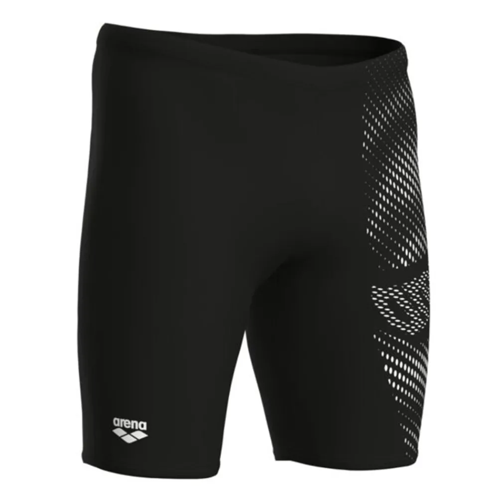 Homme ARENA Maillot de bain Jammer Distortion Homme - Black white