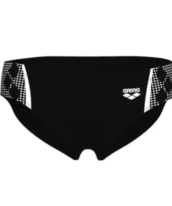 Homme ARENA Maillot de bain Slip Brief Graphic Homme - Black white