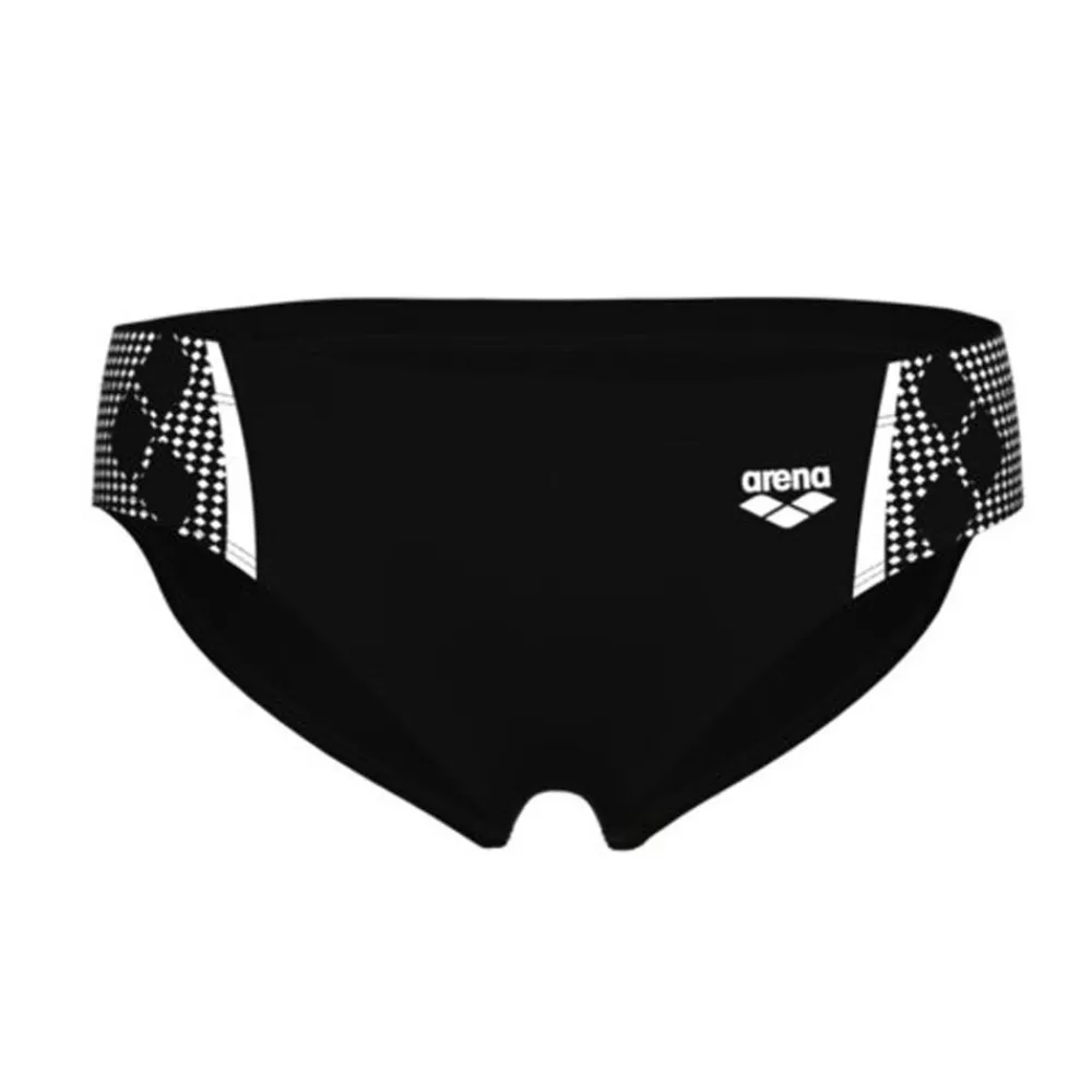 Homme ARENA Maillot de bain Slip Brief Graphic Homme - Black white