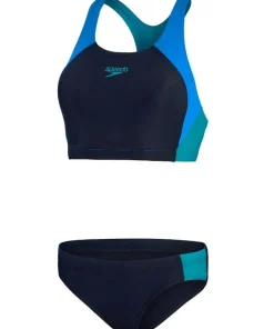 SPEEDO Maillot De Bain Natation Femme^Maillot de bain Colourblock Splice 2PC Navy/Bondi Blue/Aquarium