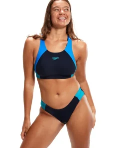 SPEEDO Maillot De Bain Natation Femme^Maillot de bain Colourblock Splice 2PC Navy/Bondi Blue/Aquarium