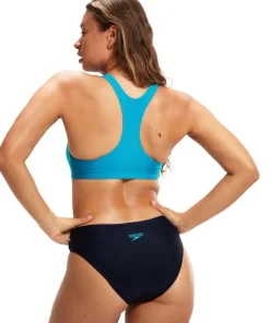 SPEEDO Maillot De Bain Natation Femme^Maillot de bain Colourblock Splice 2PC Navy/Bondi Blue/Aquarium