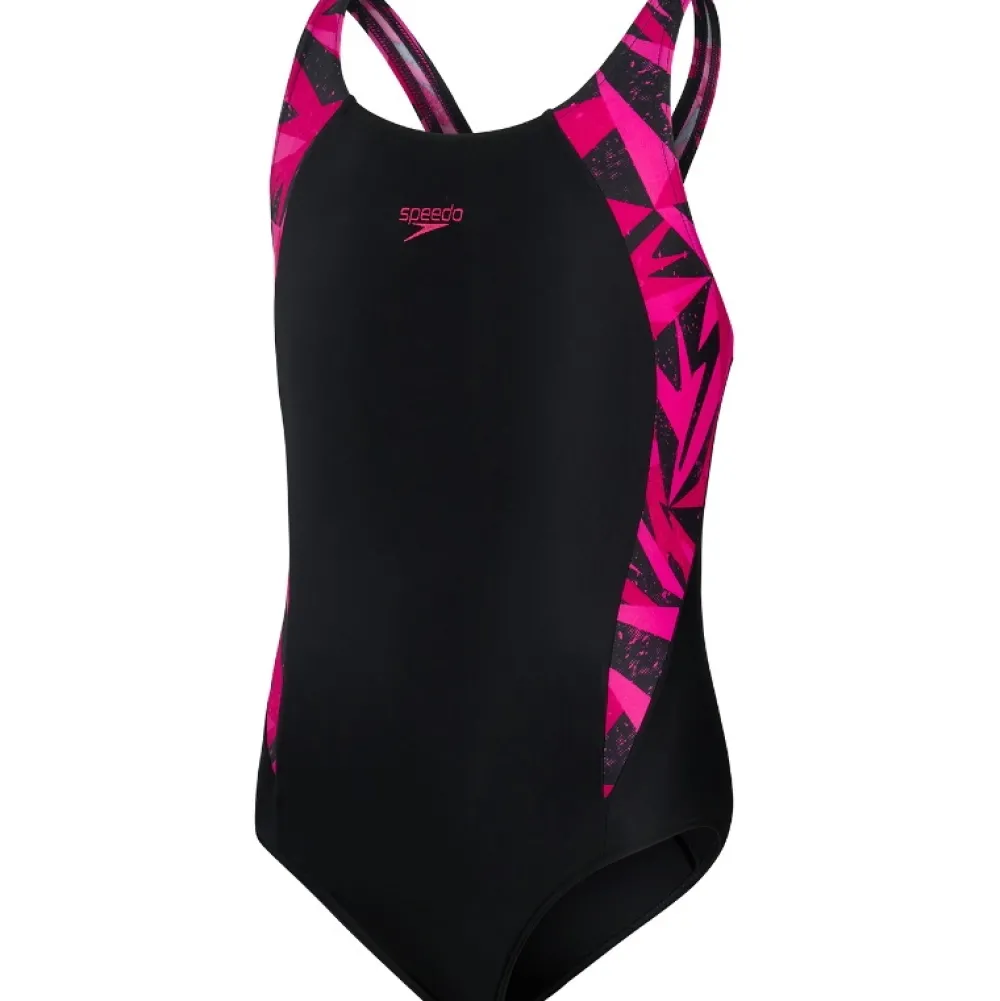 SPEEDO Maillot De Bain Natation Femme^Maillot de bain Hyper Boom Splice Muscleback Black/Electric Pink/Ecstatic
