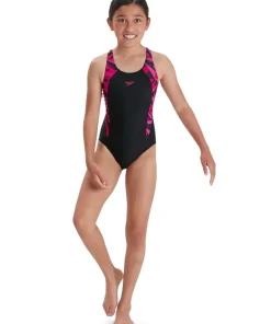 SPEEDO Maillot De Bain Natation Femme^Maillot de bain Hyper Boom Splice Muscleback Black/Electric Pink/Ecstatic
